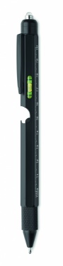 Logotrade corporate gift image of: Spirit level pen with ruler
