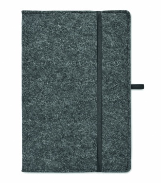Logotrade promotional giveaways photo of: A5 notebook RPET felt