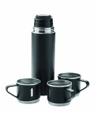 Logo trade promotional gifts image of: Double wall bottle and cup set