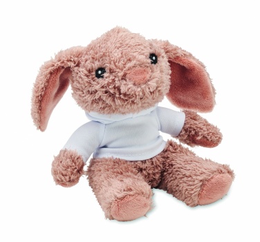Logo trade promotional merchandise photo of: Bunny plush wearing a hoodie