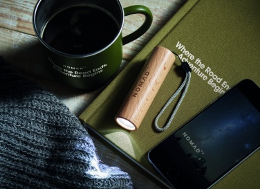 Logotrade promotional gifts photo of: Beech wood rechargeable torch