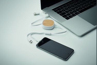 Logo trade promotional gift photo of: Retractable charging USB cable