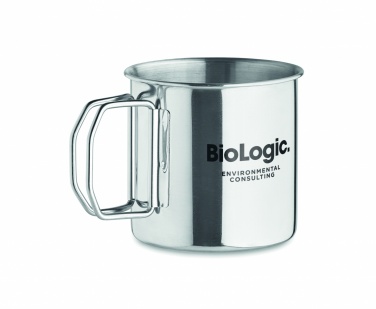 Logo trade promotional items image of: Stainless steel mug 330 ml