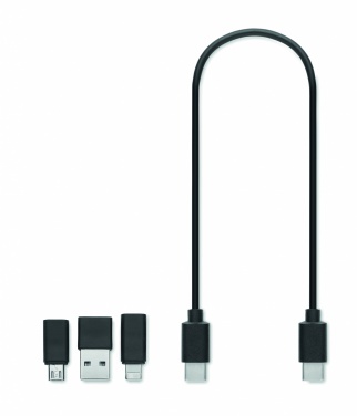 Logo trade promotional gifts image of: 3 in 1 cable set