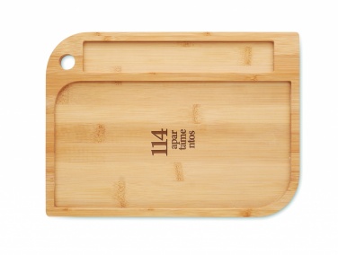Logo trade promotional merchandise image of: Meal plate in bamboo