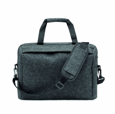 Logo trade advertising product photo of: 15 inch RPET felt laptop bag