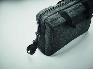 Logotrade promotional gift image of: 15 inch RPET felt laptop bag