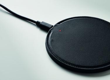 Logo trade business gift photo of: Recycled 15W Wireless charger