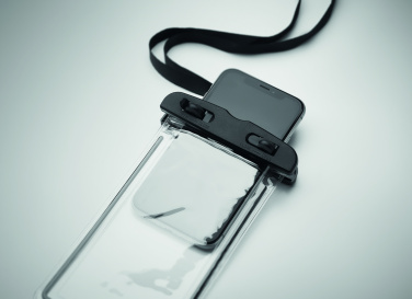 Logo trade promotional giveaways picture of: Waterproof smartphone pouch