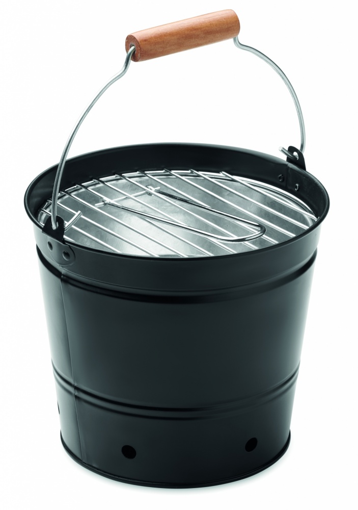 Logo trade corporate gifts image of: Portable bucket barbecue