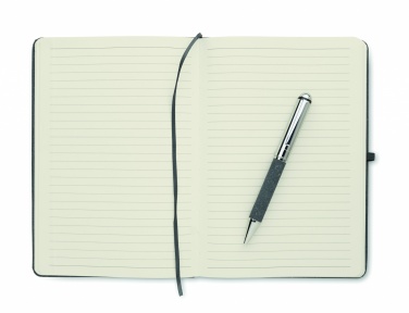 Logo trade advertising products picture of: Recycled leather notebook set