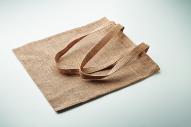 Logo trade business gift photo of: Jute long handled shopping bag