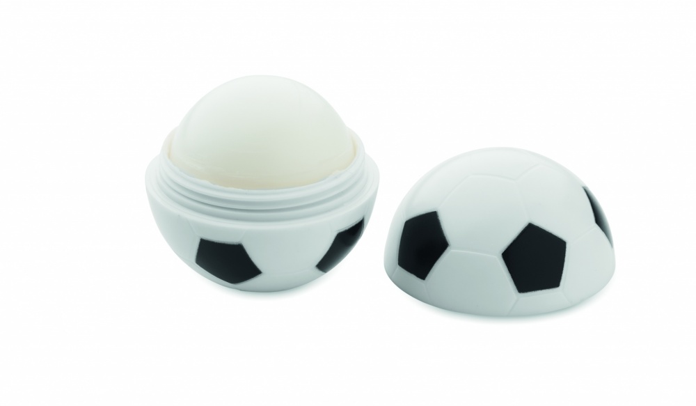Logo trade promotional merchandise picture of: Lip balm in football shape