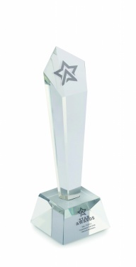 Logo trade promotional merchandise picture of: Crystal award in a gift box