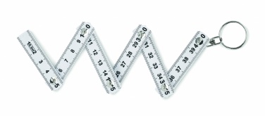 Logo trade promotional items picture of: Carpenters ruler key ring 50cm Kotka