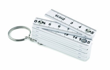 Logotrade advertising products photo of: Carpenters ruler key ring 50cm Kotka