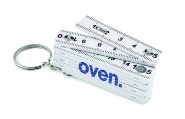 Logotrade business gift image of: Carpenters ruler key ring 50cm Kotka