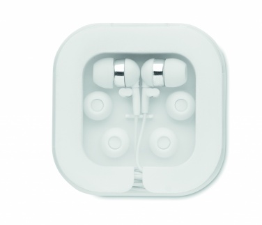 Logo trade promotional items image of: Ear phones with silicone covers