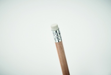 Logotrade promotional item picture of: Natural pencil with eraser