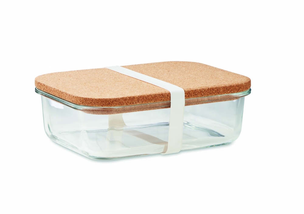 Logotrade promotional gift image of: Glass lunch box with cork lid