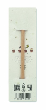 Logotrade promotional merchandise image of: Natural pencil in seeded pouch