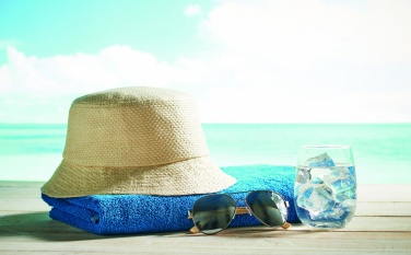 Logo trade promotional products image of: 9aper straw bucket hat