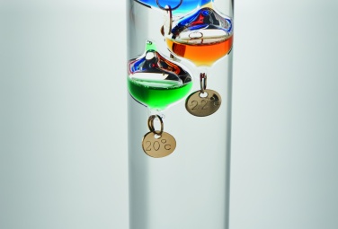 Logo trade promotional merchandise picture of: Galileo thermometer glass 28cm