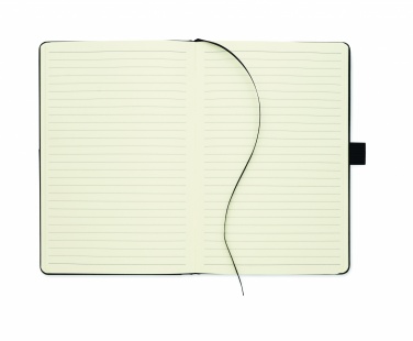 Logo trade promotional merchandise image of: A5 notebook PU front pocket