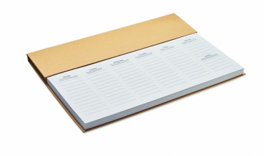 Logo trade promotional products image of: Weekly desktop planner