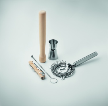 Logotrade promotional merchandise photo of: 5 piece cocktail kit in pouch.