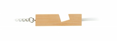 Logotrade promotional giveaway picture of: Bamboo key ring and stand Salo