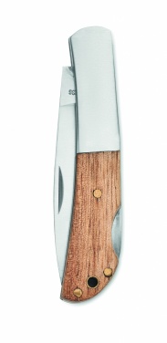 Logotrade corporate gifts photo of: Foldable knife in acacia wood
