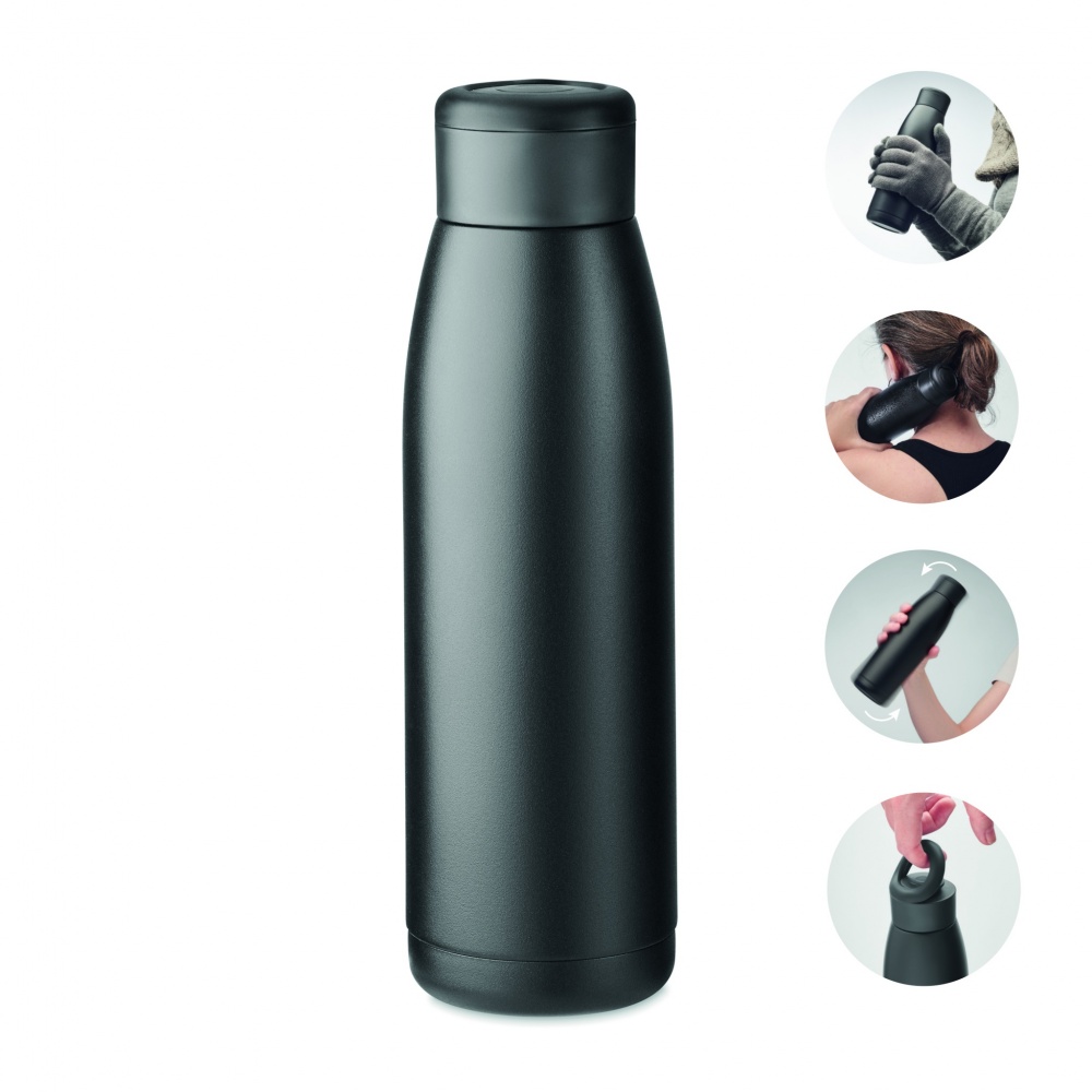 Logo trade promotional gift photo of: Heat-cool double wall bottle