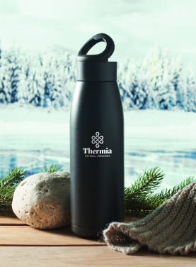 Logo trade promotional items picture of: Heat-cool double wall bottle