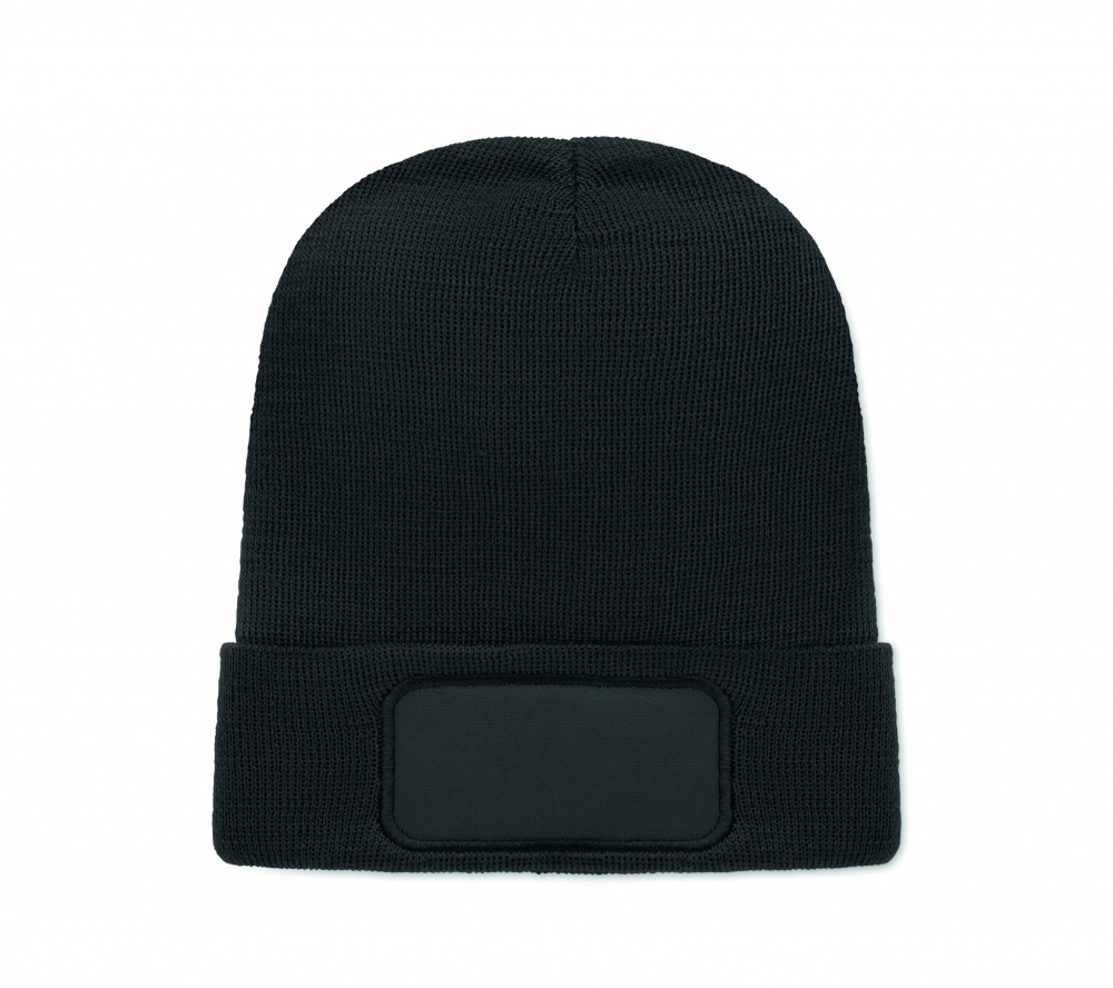 Logo trade advertising product photo of: Unisex beanie RPET polyester