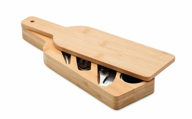 Logo trade promotional item photo of: Bottle shaped wine set