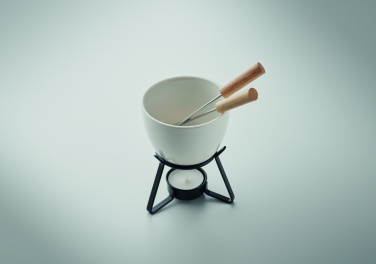 Logotrade business gift image of: Ceramic fondue set 240 ml