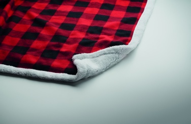 Logotrade promotional item picture of: RPET sherpa fleece blanket