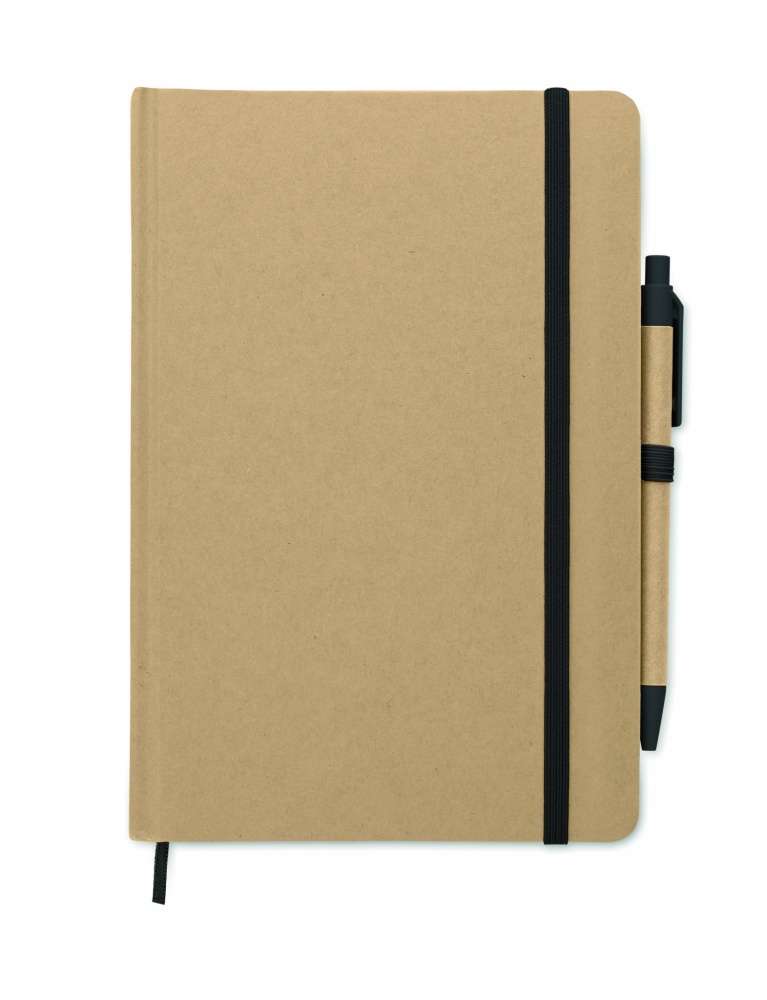 Logo trade promotional products picture of: Caratil A5 notebook in recycled carton