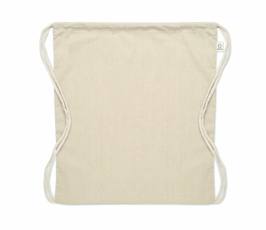 Logotrade promotional gift image of: Recycled cotton drawstring bag