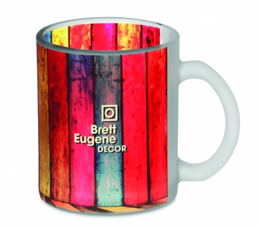 Logotrade promotional merchandise photo of: Glass sublimation mug 300ml
