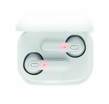 Logo trade promotional merchandise picture of: TWS earbuds with charging base