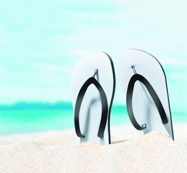 Logo trade advertising products image of: Sublimation beach slippers