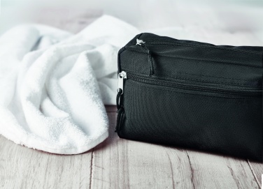 Logo trade promotional merchandise picture of: 600D RPET toilet bag