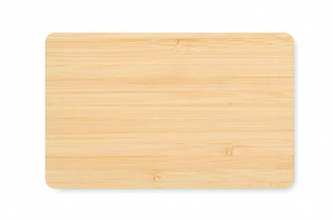 Logo trade promotional giveaways image of: RFID card in bamboo material