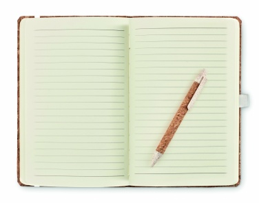 Logotrade corporate gift image of: A5 cork notebook with pen