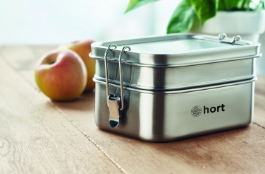 Logo trade promotional items picture of: Stainless steel lunch box