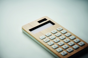 Logotrade promotional merchandise photo of: 12 digit bamboo calculator
