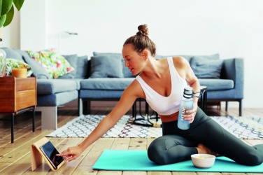 Logo trade promotional giveaway photo of: Fitness yoga matt rope and bag