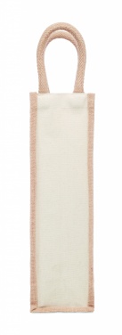 Logotrade promotional gift picture of: Jute wine bag for one bottle